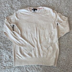 Banana Republic Women's Crewneck Sweater in Light Cream
